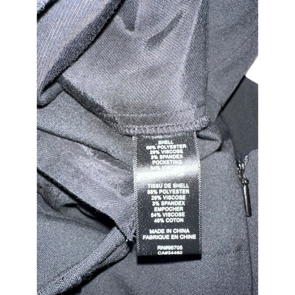 Tailored by Rebecca Taylor Black‎ clean suit Cropped Wide Leg Pant 10 $295 - Picture 4 of 6